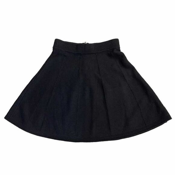 CYNTHIA ROWLEY Poodle Circle  Skirt Black Size Small‎ - Picture 1 of 7
